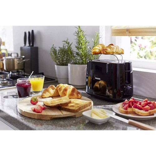 ΦΡΥΓΑΝΙΕΡΑ PHILIPS HD2581/90 ΜΑΥΡΗ  900W 2ΘΕΣΕΩΝ